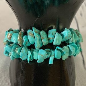 LAST 0NE Magnesite Bracelet • Handmade Jewelry • Teal Bracelet